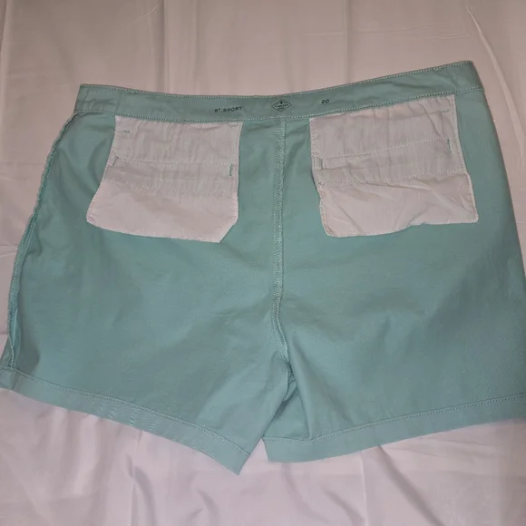 St Johns Bay Mid-Rise Tummy Control Shorts SIZE 20 COLOR Cascade GREEN, NWT - Picture 13 of 13